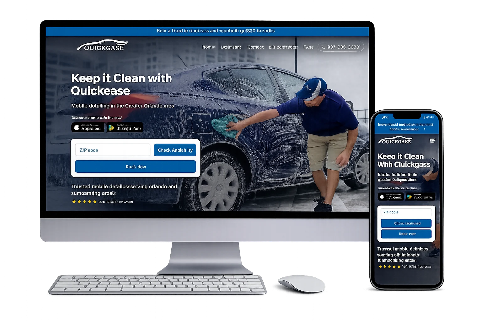 Quickease Car Care product overview.